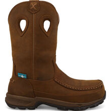 Twisted X Women's 10-inch Nano Toe Electrical Hazard Waterproof Leather Pull-on Work Boot